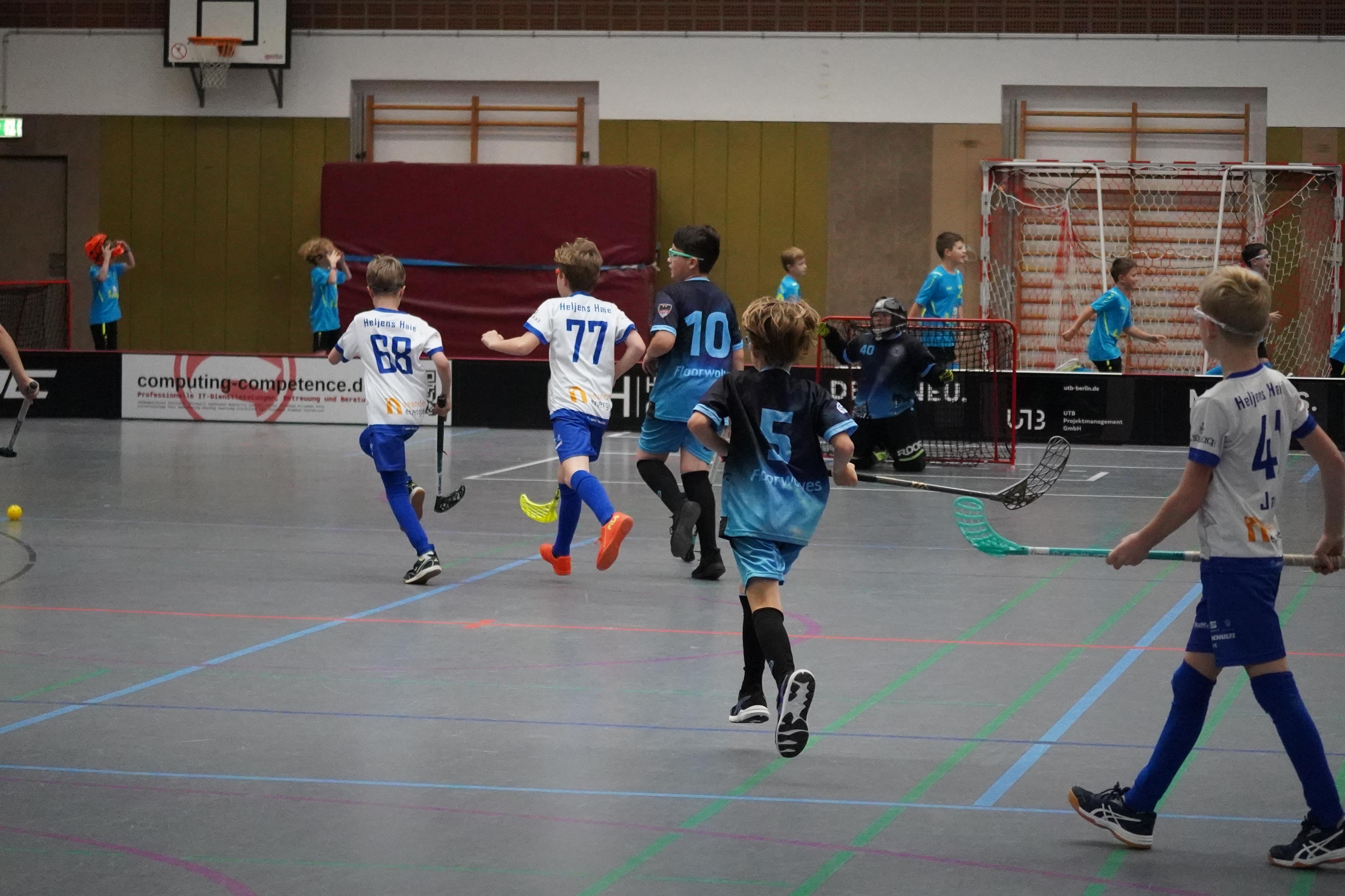 VL u11 gegen Heljens Haie