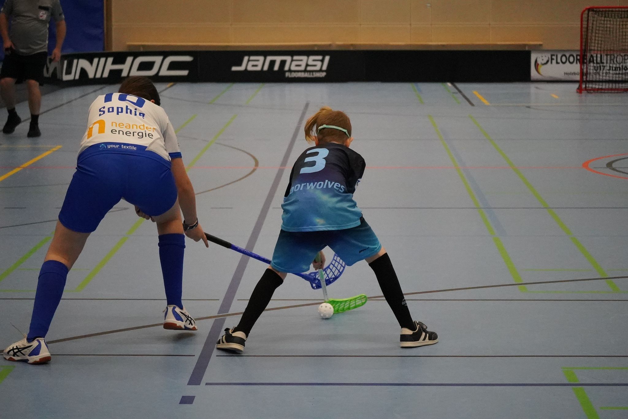 Wölfe gegen Heljens Haie U13